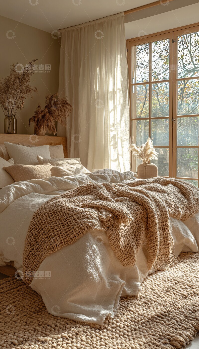 高清大图下载【趣麦麦图】北欧风格卧室设计5