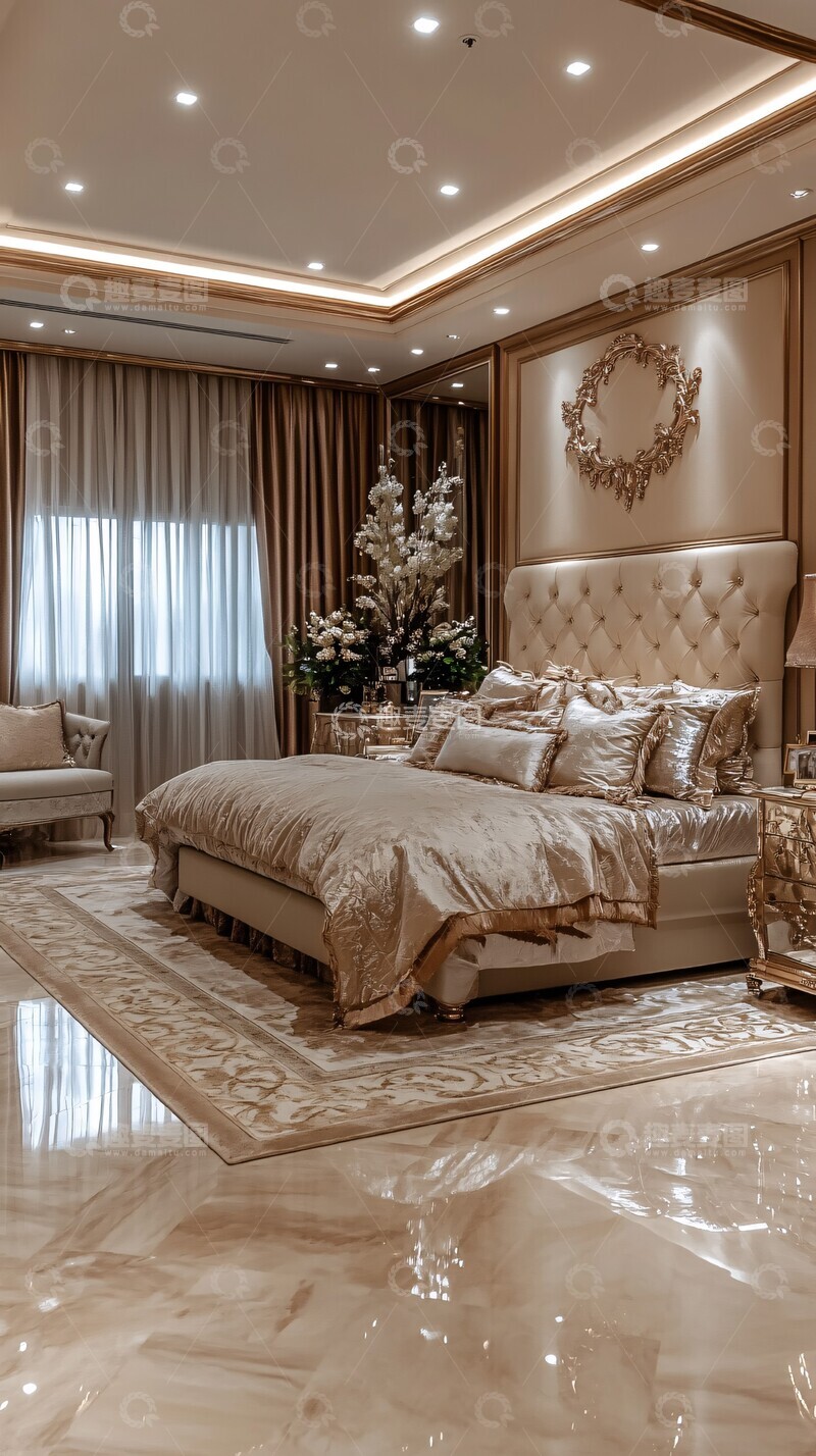 高清大图下载【趣麦麦图】光亮地板豪华家具2