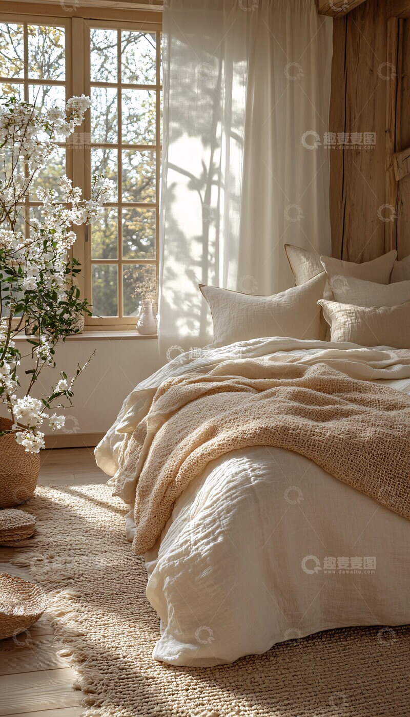 高清大图下载【趣麦麦图】北欧风格卧室设计6