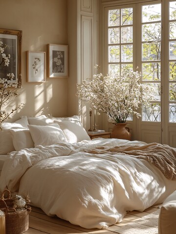 明亮阳光卧室布置2