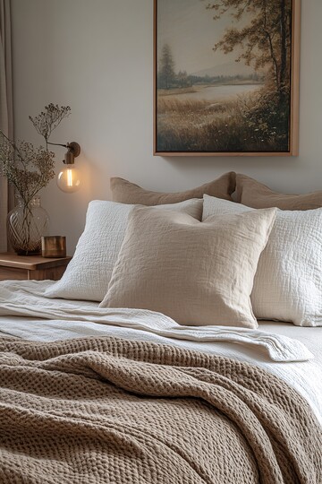 极简卧室墙面细节1