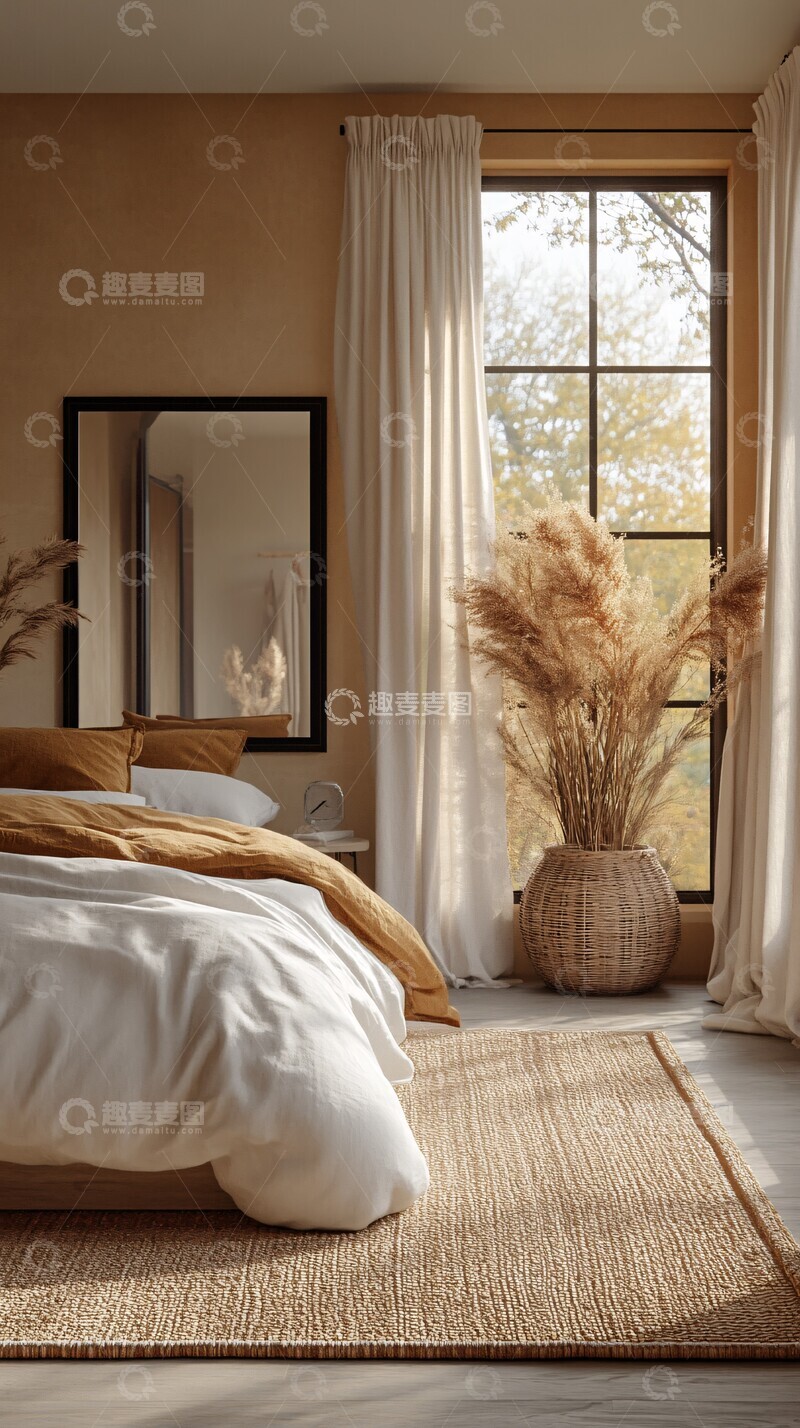 高清大图下载【趣麦麦图】现代简约卧室128