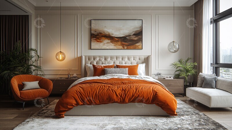 高清大图下载【趣麦麦图】主卧套房设计2