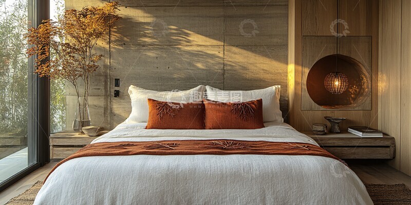 高清大图下载【趣麦麦图】床头板卧室床头板卧室夜灯1