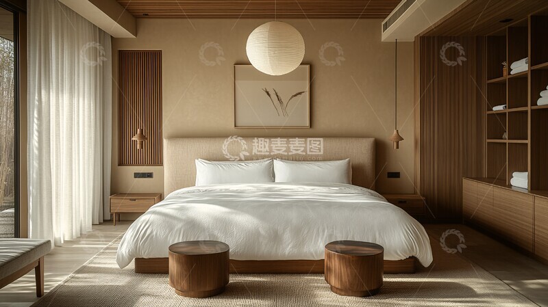 高清大图下载【趣麦麦图】简约卧室设计15