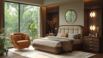 深色木质抽屉柜1