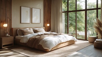 现代简约卧室129