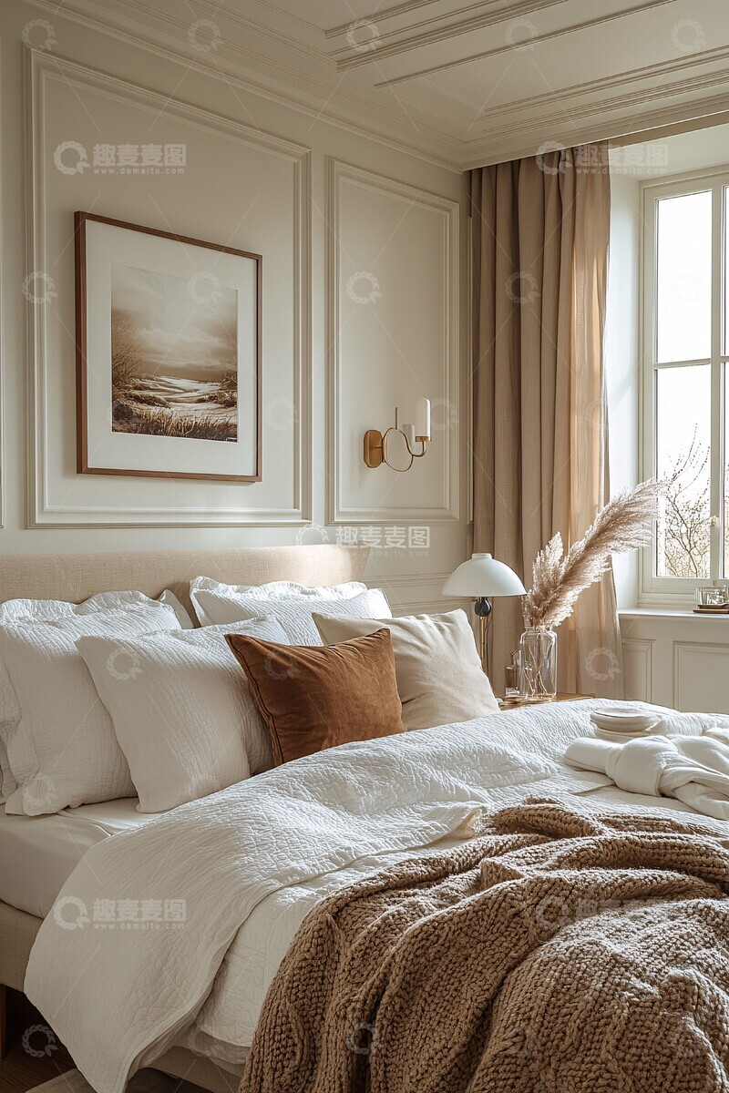 高清大图下载【趣麦麦图】现代卧室室内照片