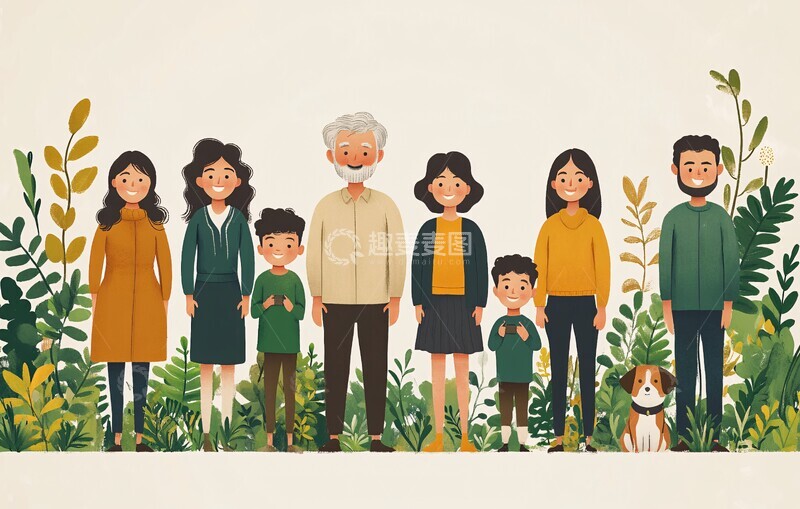 三代同堂与宠物1