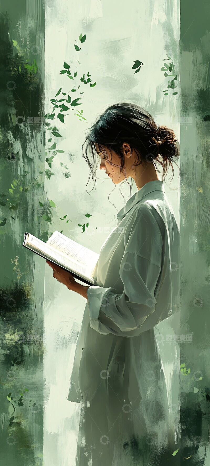 老师读书的场景2