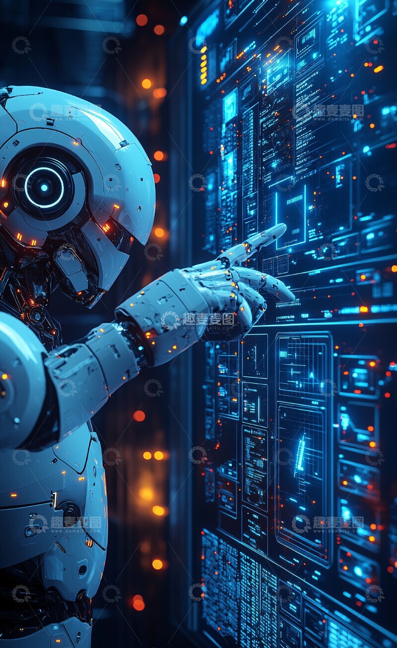 高清大图下载【趣麦麦图】机器人手指导数据