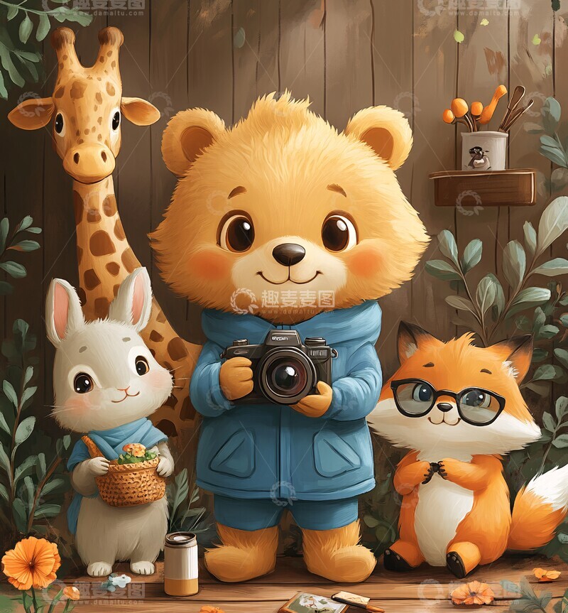高清大图下载【趣麦麦图】森林动物摄影会