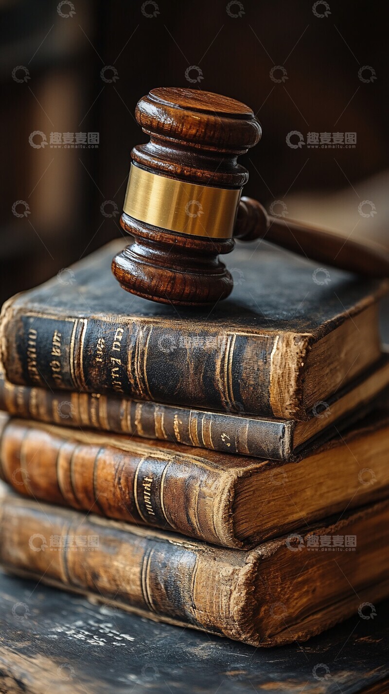 高清大图下载【趣麦麦图】法槌书籍特写2