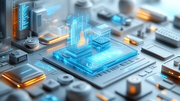 数据图表玻璃图标1