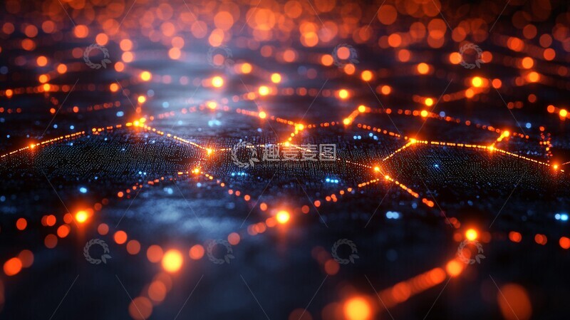 高清大图下载【趣麦麦图】企业交易网络流2