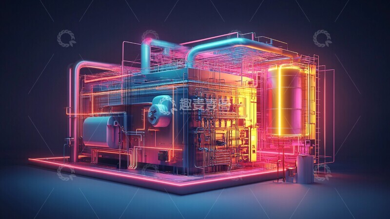 高清大图下载【趣麦麦图】热交换过程示意图