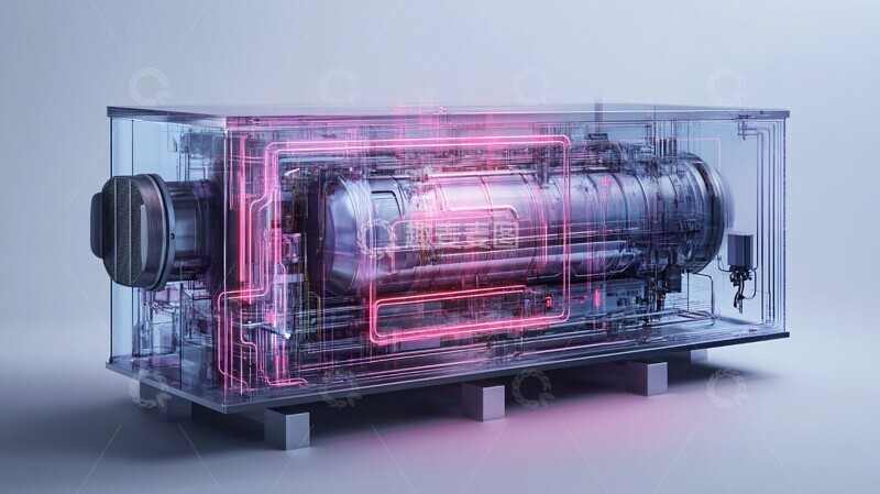 高清大图下载【趣麦麦图】热交换过程示意图2