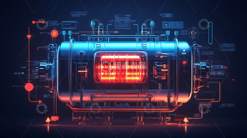 高清大图下载【趣麦麦图】热交换过程示意图1