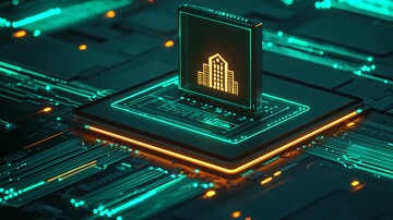 平板上的银行符号