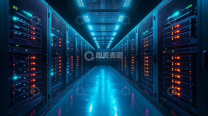 高清大图下载【趣麦麦图】数据中心服务器3