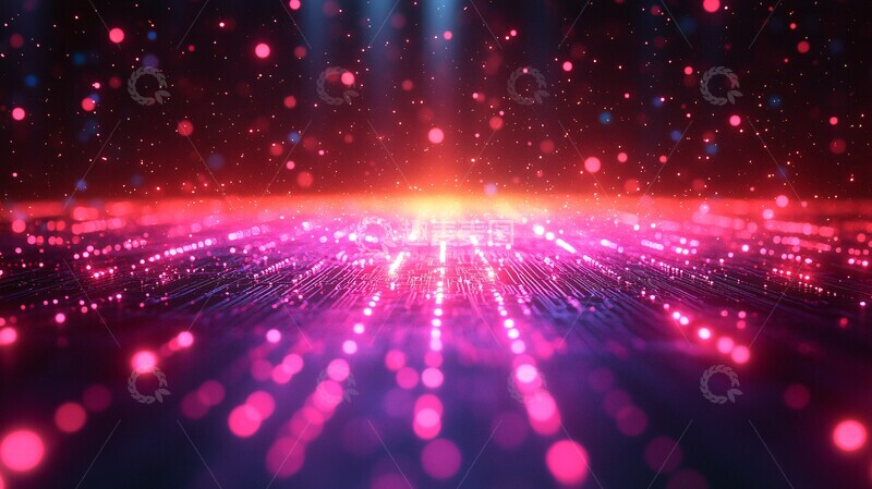 高清大图下载【趣麦麦图】未来科技线构图