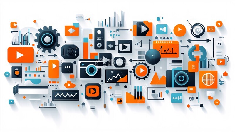 高清大图下载【趣麦麦图】数字工作空间组合