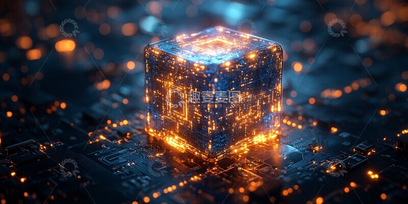 高清大图下载【趣麦麦图】多维立方体微处理器1