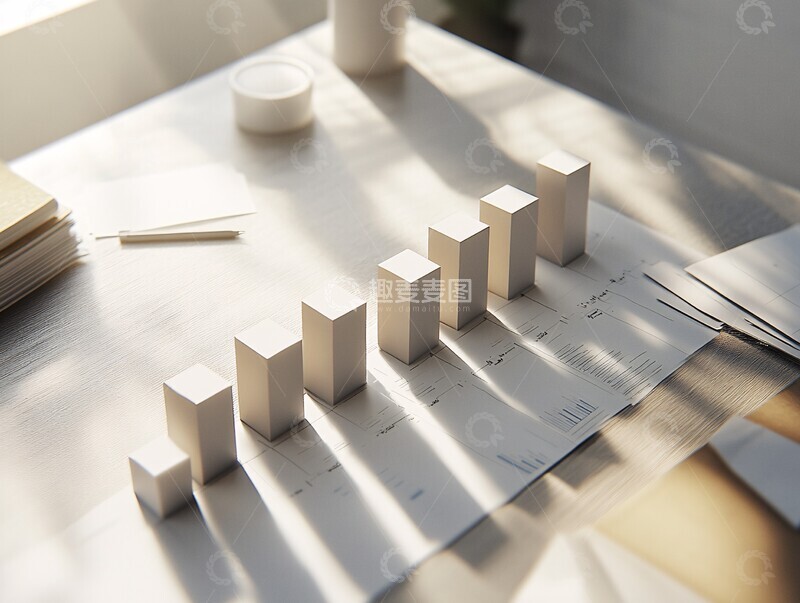 高清大图下载【趣麦麦图】三维甘特图进度条2