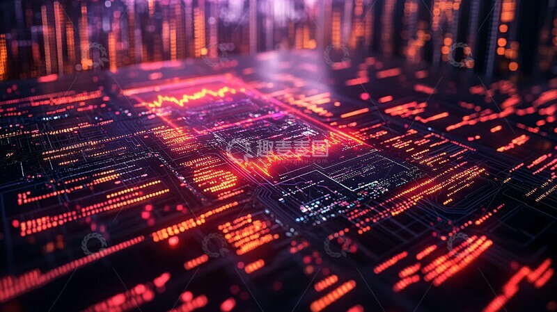 高清大图下载【趣麦麦图】股票区块链网络