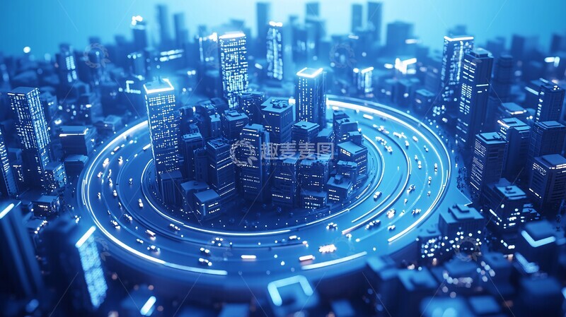 高清大图下载【趣麦麦图】未来都市景观9