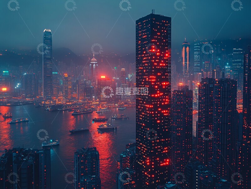 高清大图下载【趣麦麦图】智能技术与区块链