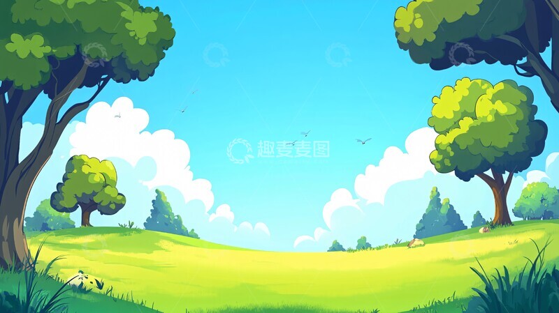 高清大图下载【趣麦麦图】卡通网络背景3