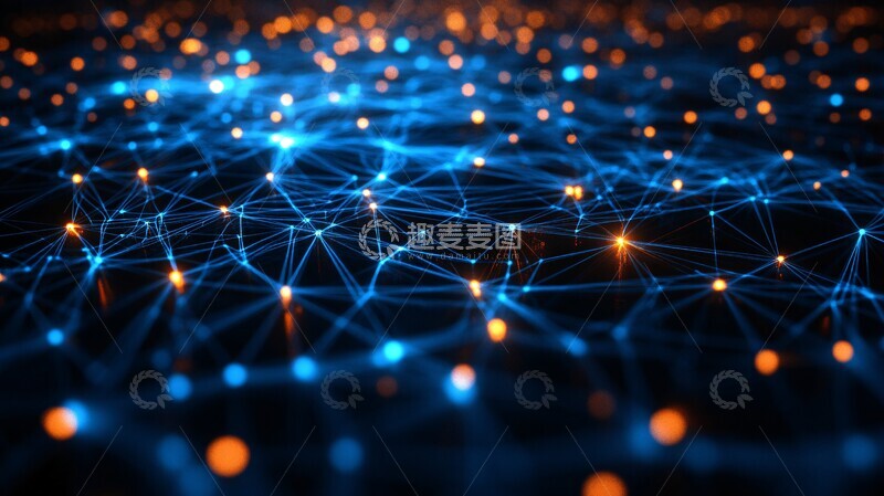 高清大图下载【趣麦麦图】网络技术互联节点2