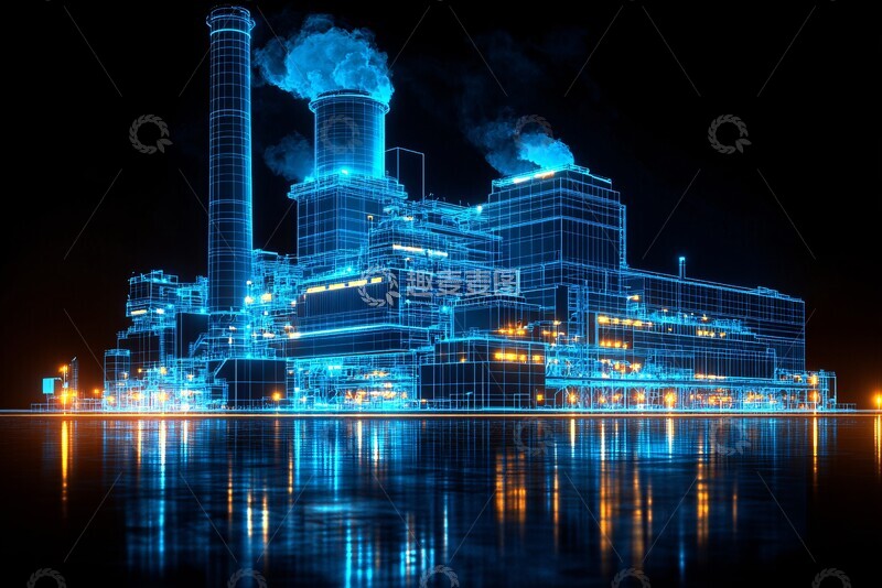 高清大图下载【趣麦麦图】核电厂能量生成图2