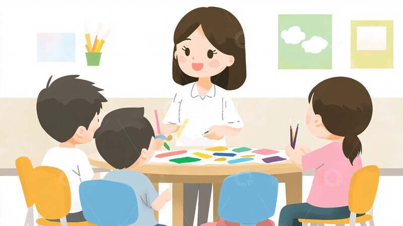 高清大图下载【趣麦麦图】教师指导儿童绘画2