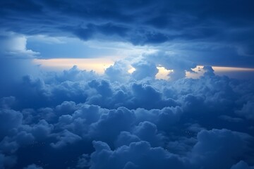 夜空云海夜空云海蓝天1