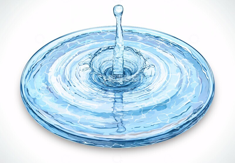 高清大图下载【趣麦麦图】水滴山川图水滴山川河流