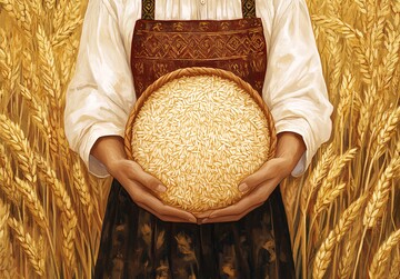 稻谷丰收图稻谷丰收农民