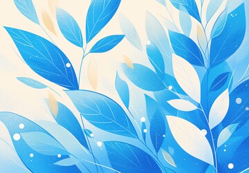 霜叶露珠线绘图1