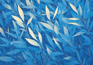 霜叶露珠线绘图2