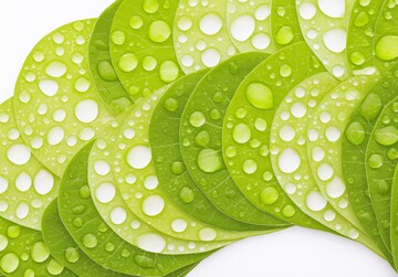 水滴映花水滴背景种子1