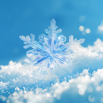 冬日雪花飘冬日雪花晶莹2