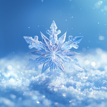 冬日雪花飘冬日雪花晶莹3