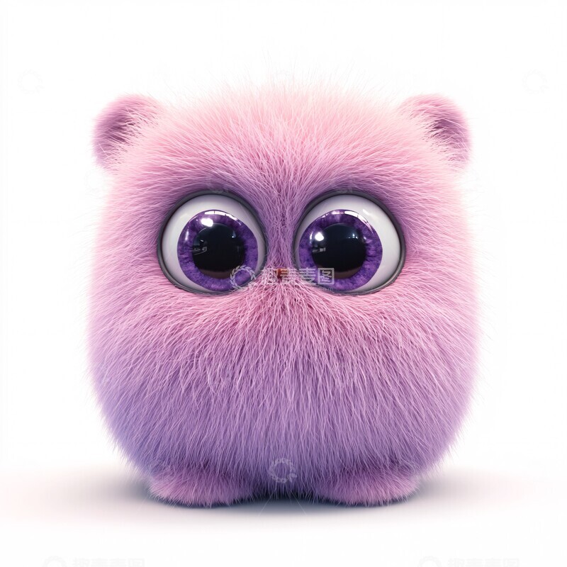 高清大图下载【趣麦麦图】粉色毛绒玩具2