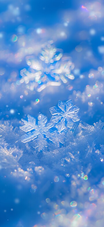 雪地冰晶雪地冰晶雪花