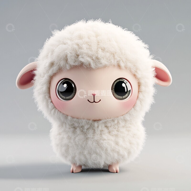 高清大图下载【趣麦麦图】羊羔盲盒角色2