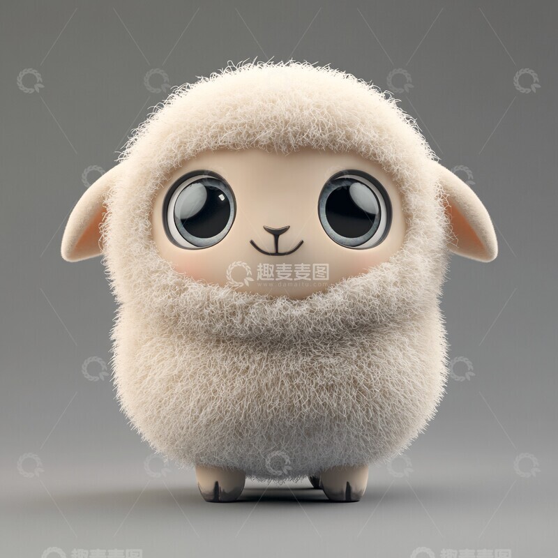 高清大图下载【趣麦麦图】羊羔盲盒角色1