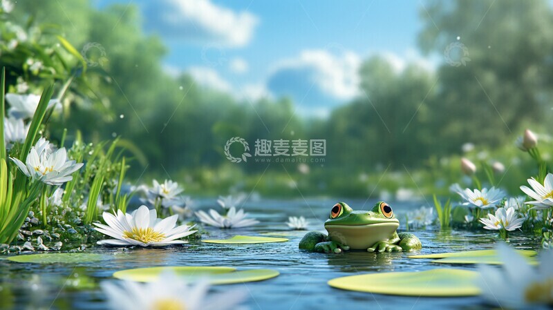 高清大图下载【趣麦麦图】夏日森林小景