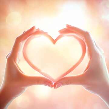双手爱心阳光3