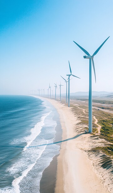 白沙海岸风力发电机1